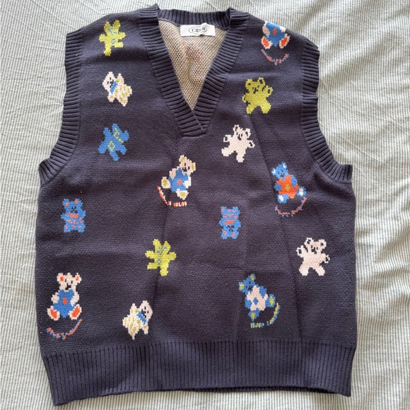 Cider Jackets & Blazers - Cider oversized teddy bear vest